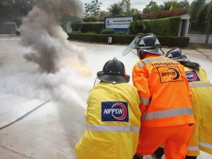 สอนการใช้เครื่องดับเพลิง